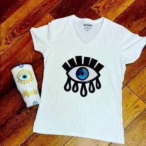 Turkish eye t-shirt 🧿 #protectyourenergy #evileye #goodvibesonly